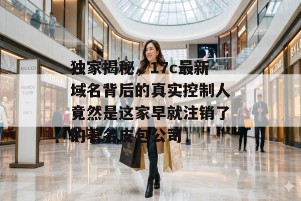 独家揭秘，17c最新域名背后的真实控制人竟然是这家早就注销了的著名皮包公司